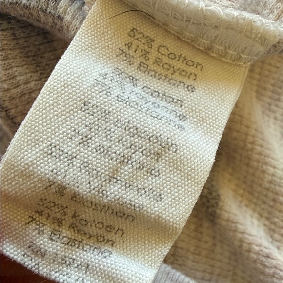 PJ SALVAGE Camo LOVE Thermal Waffle Knit Lounge Top Size Small - Picture 5 of 7